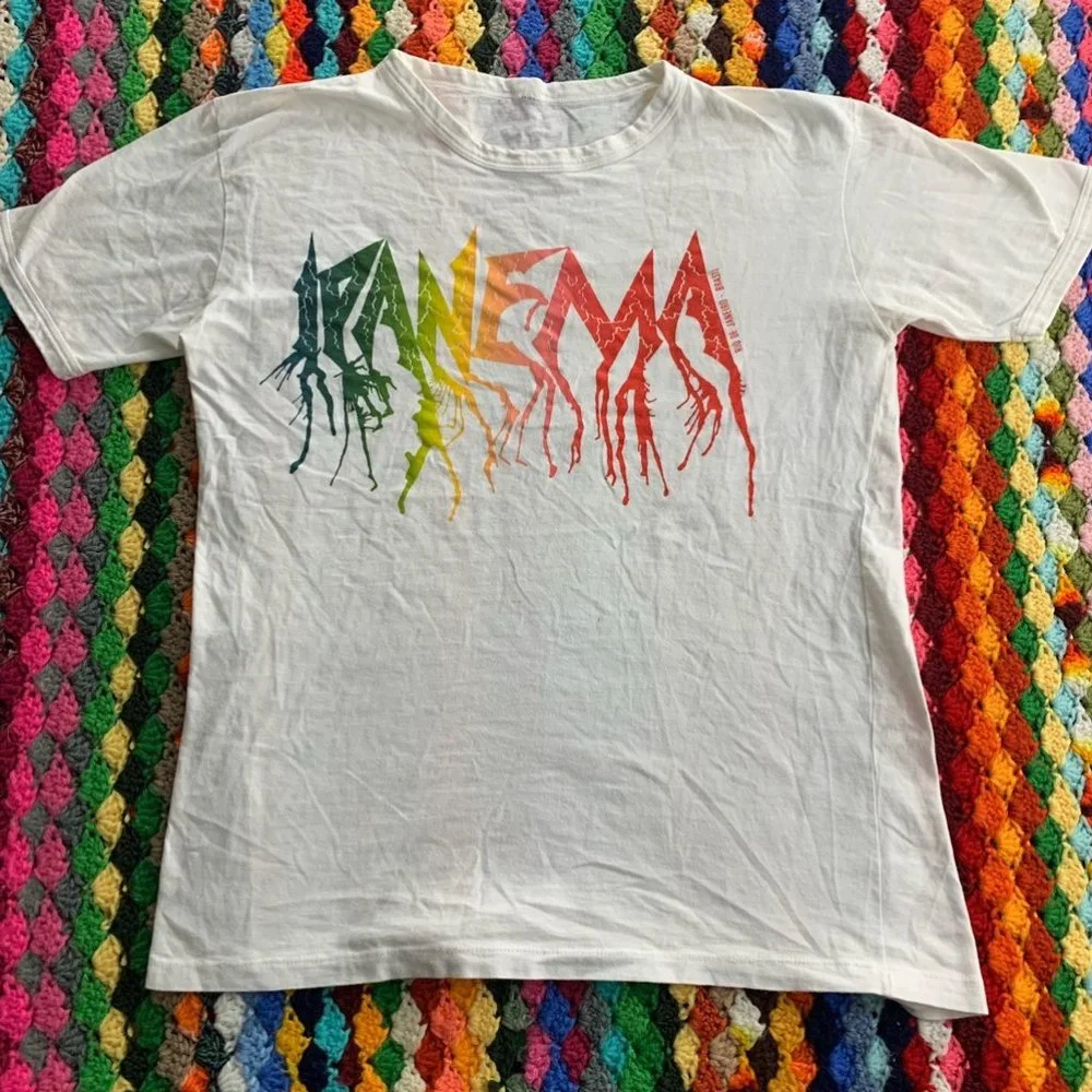 Vintage 90s Ipanema Rio De Janeiro Brasil Brazil Rainbow Mounted Collar …